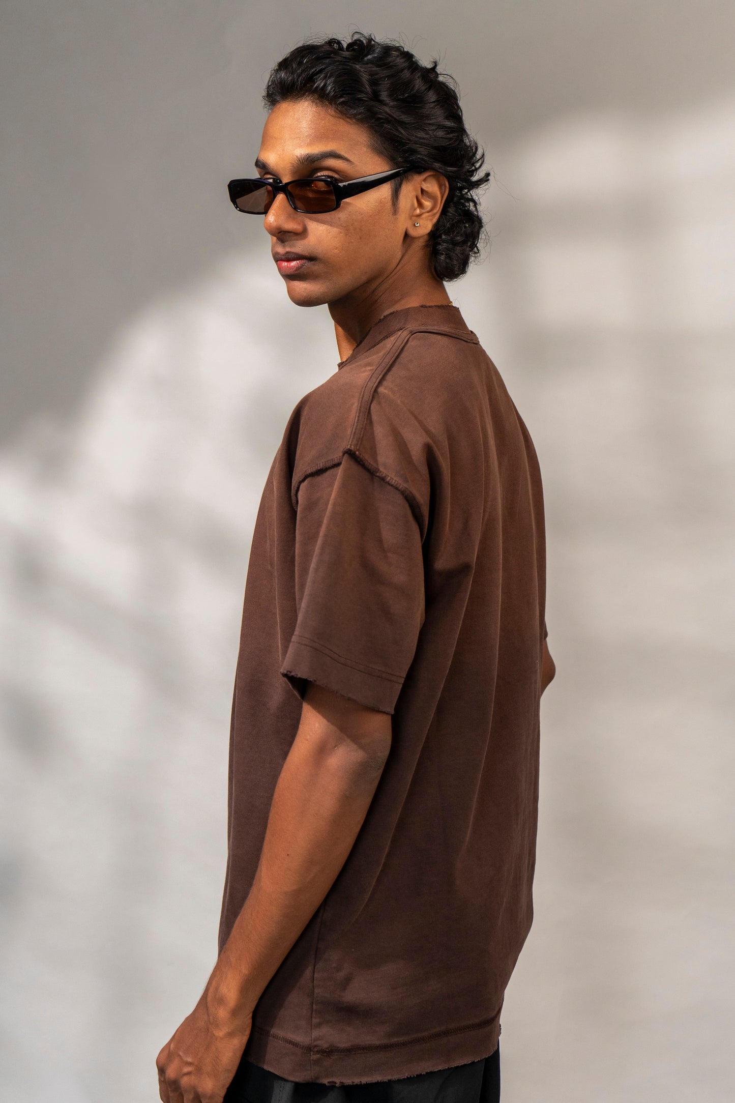 Reversed tee - Coffee
