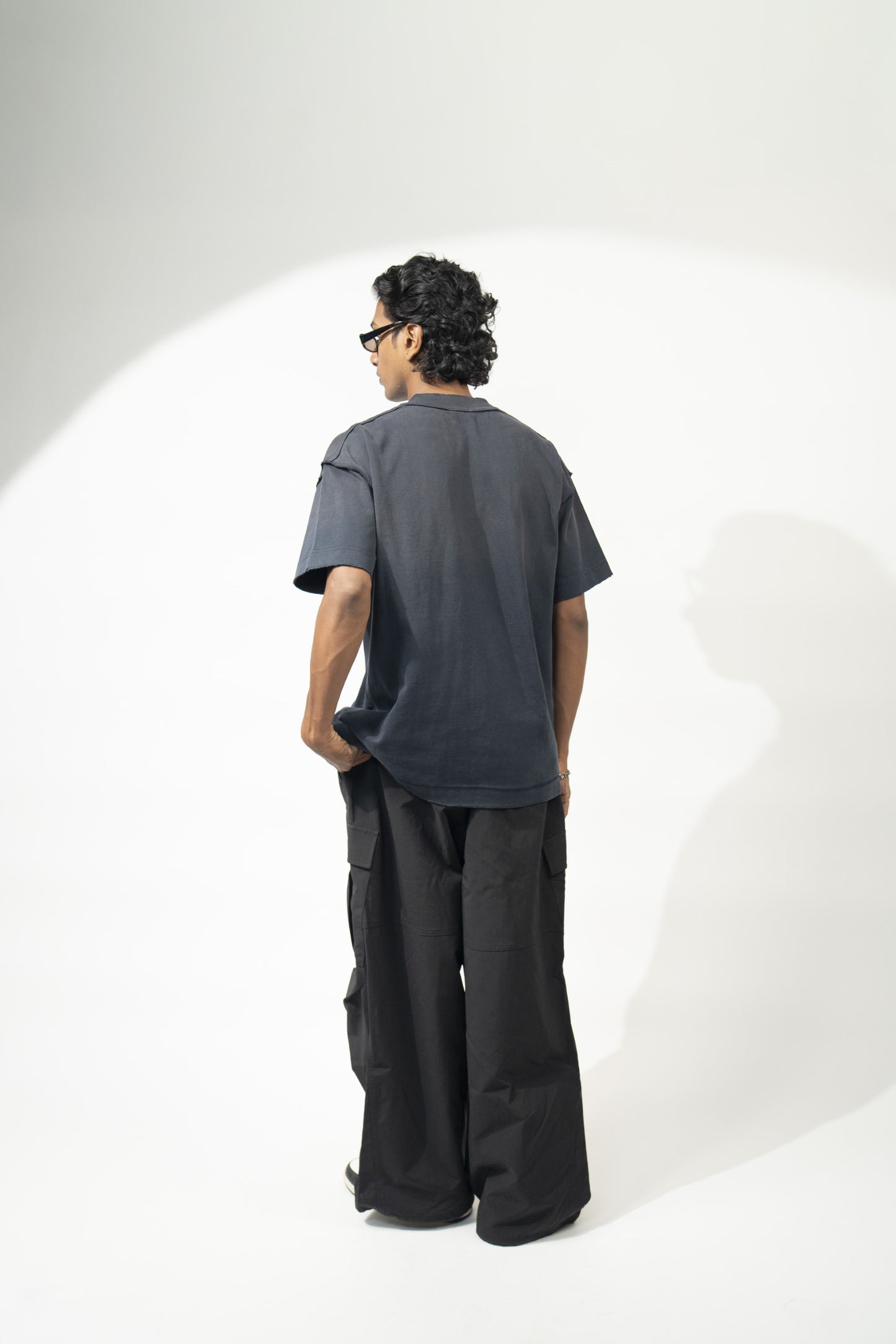 Reversed tee - Navy