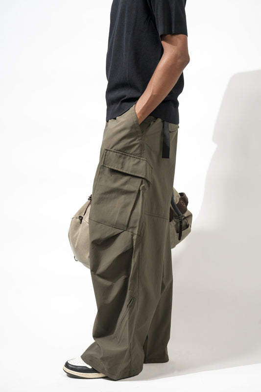 Parachute pants - Olive