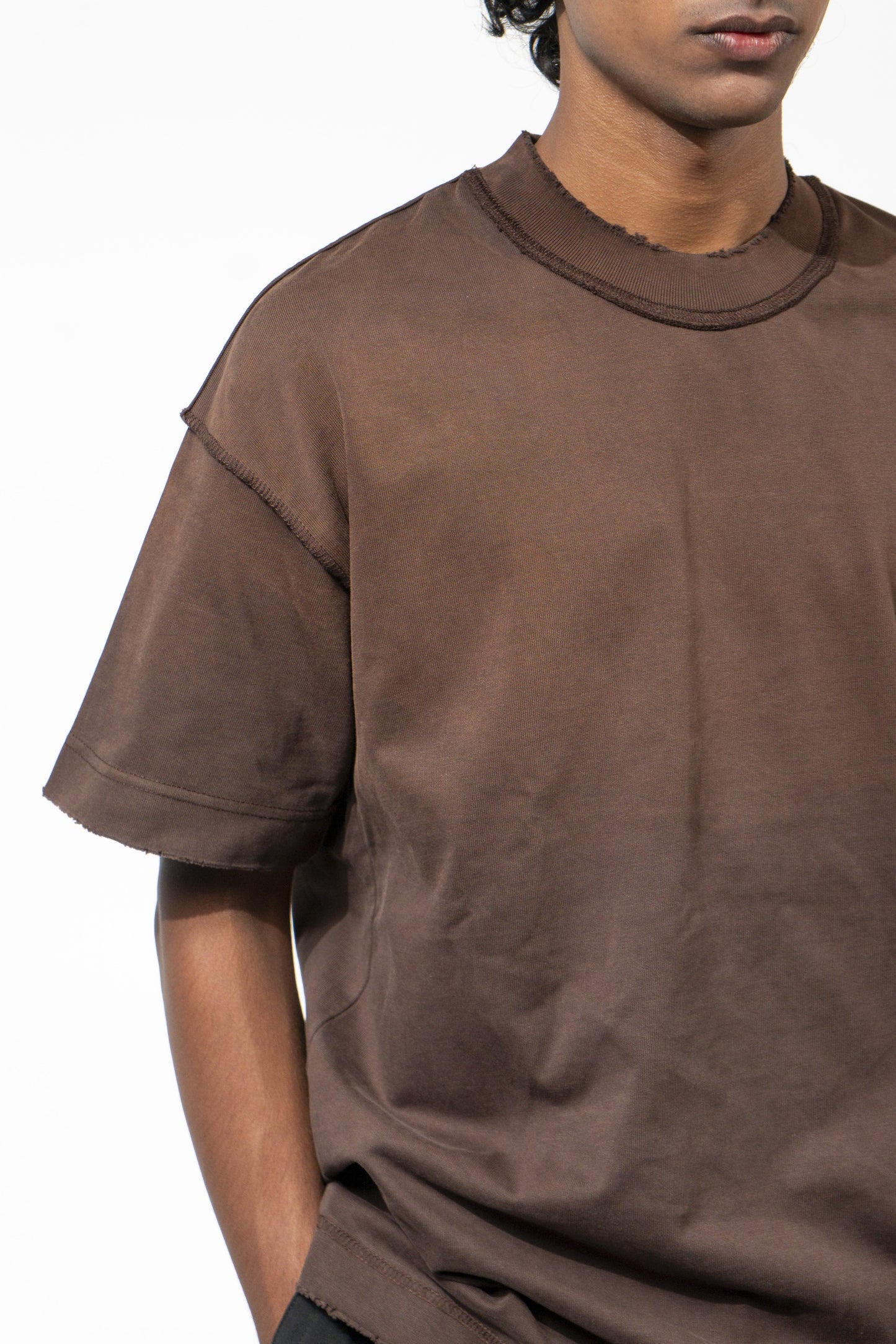 Reversed tee - Coffee