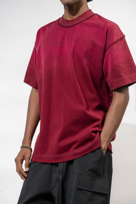 Reversed tee - Maroon