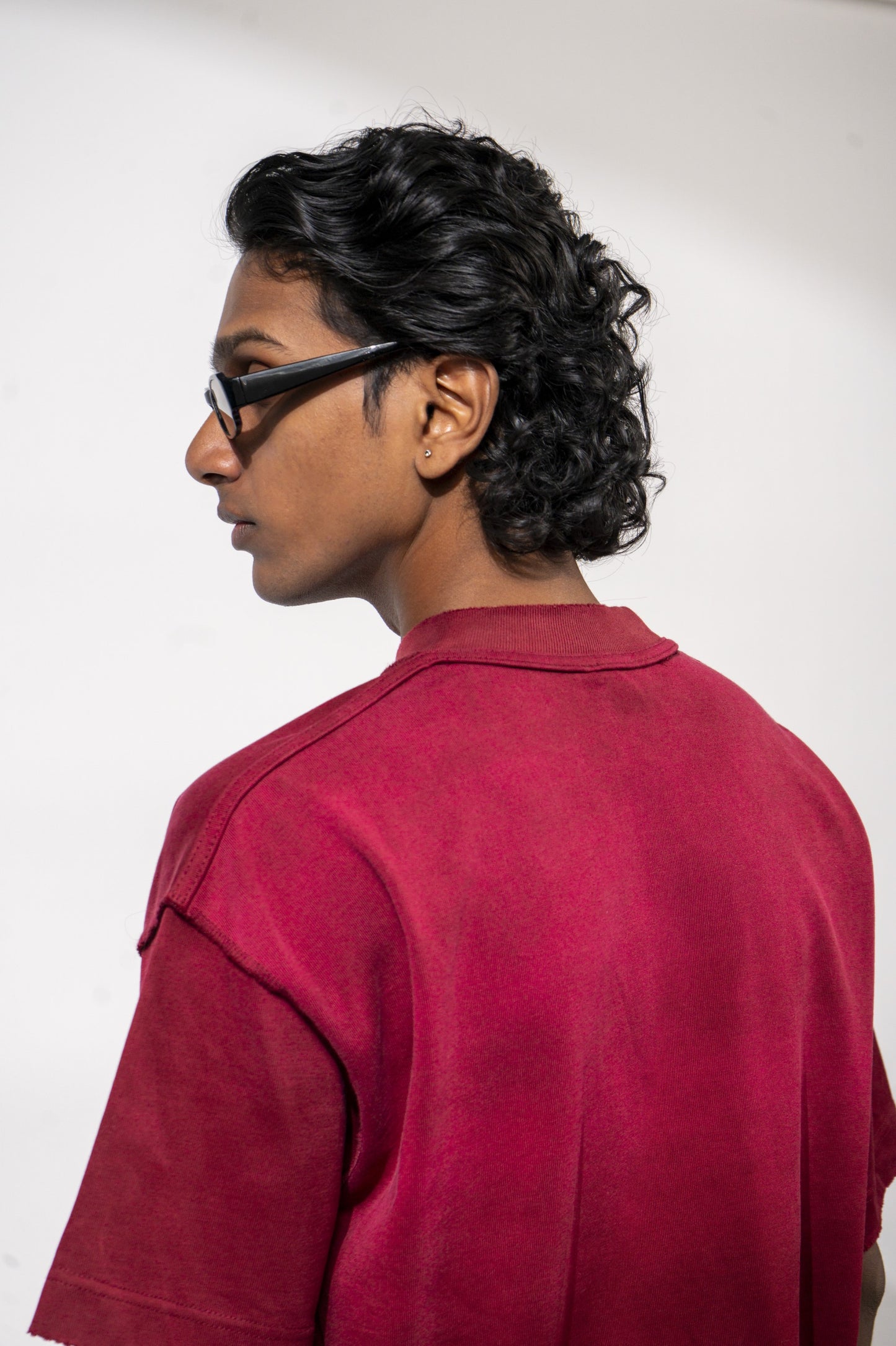Reversed tee - Maroon