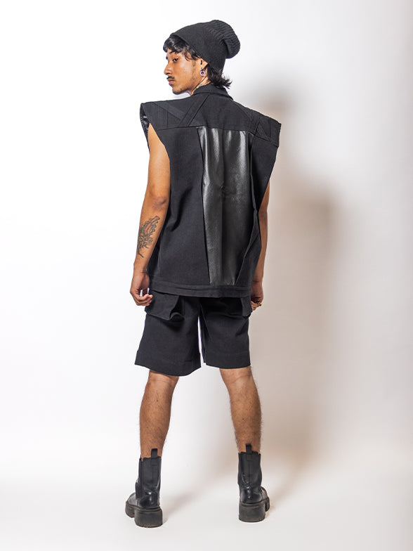 Sleeveless Denim Jacket